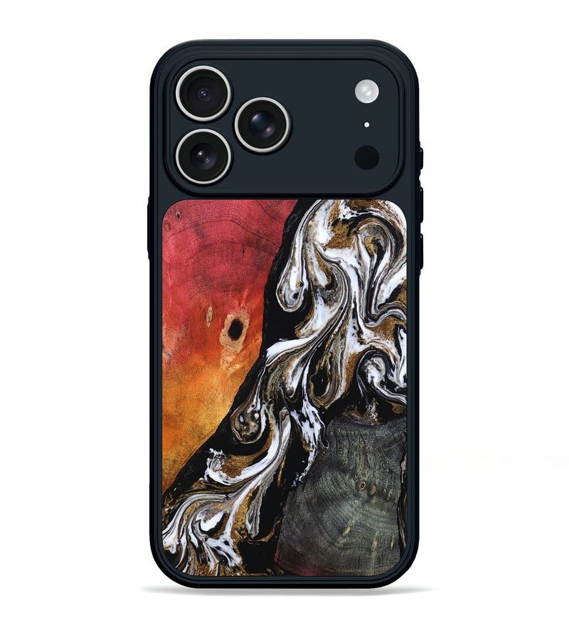 iPhone 17 Pro Max Wood Phone Case - Drake (Black & White, 802177)