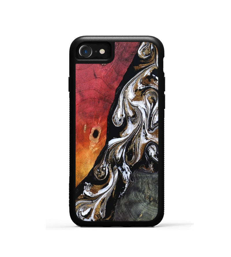 iPhone SE Wood Phone Case - Drake (Black & White, 802177)