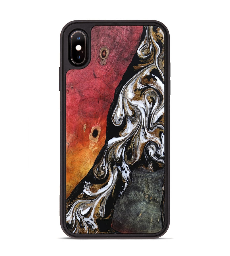 iPhone Xs Max Wood Phone Case - Drake (Black & White, 802177)