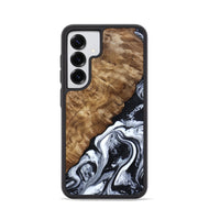 Galaxy S25 Wood Phone Case - Jayson (Black & White, 802178)