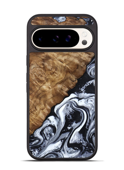 Pixel 9 Pro Wood Phone Case - Jayson (Black & White, 802178)