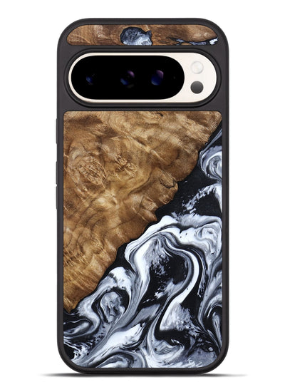 Pixel 9 Pro XL Wood Phone Case - Jayson (Black & White, 802178)