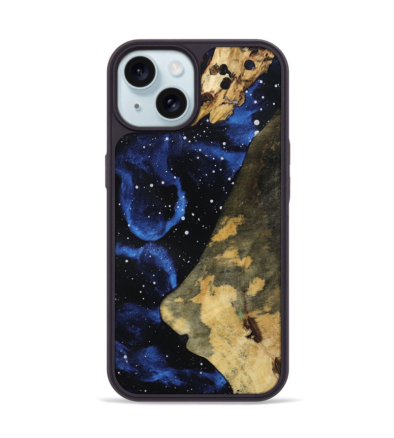 iPhone 15 Wood Phone Case - Roxann (Cosmos, 802180)