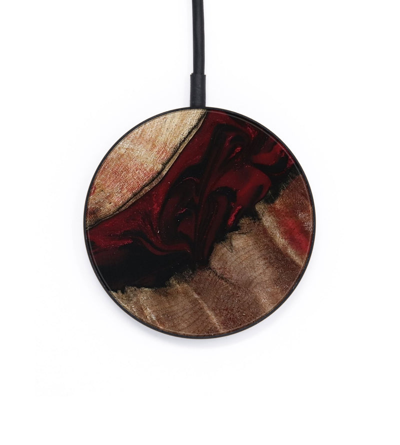 Circle Wood Wireless Charger - Docia (Red, 802183)