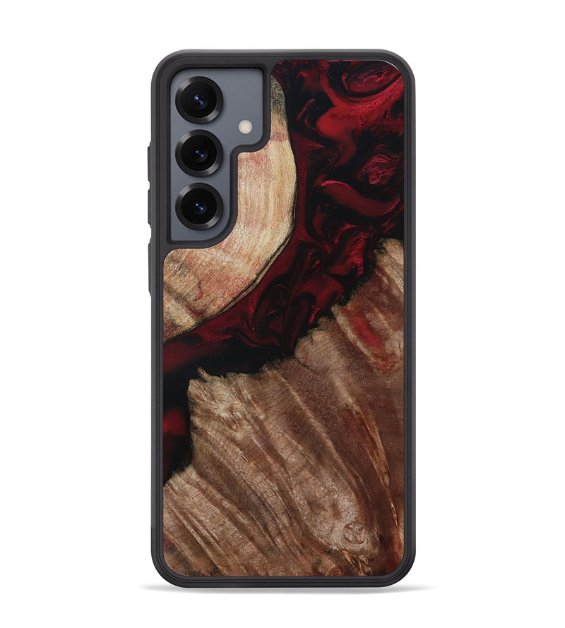 Galaxy S25 Plus Wood Phone Case - Docia (Red, 802183)