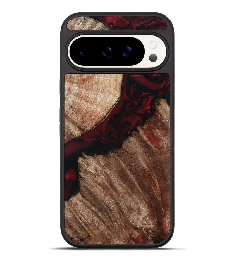 Pixel 9 Pro XL Wood Phone Case - Docia (Red, 802183)
