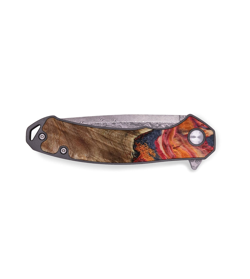 EDC Wood Pocket Knife - Aries (Red, 802184)
