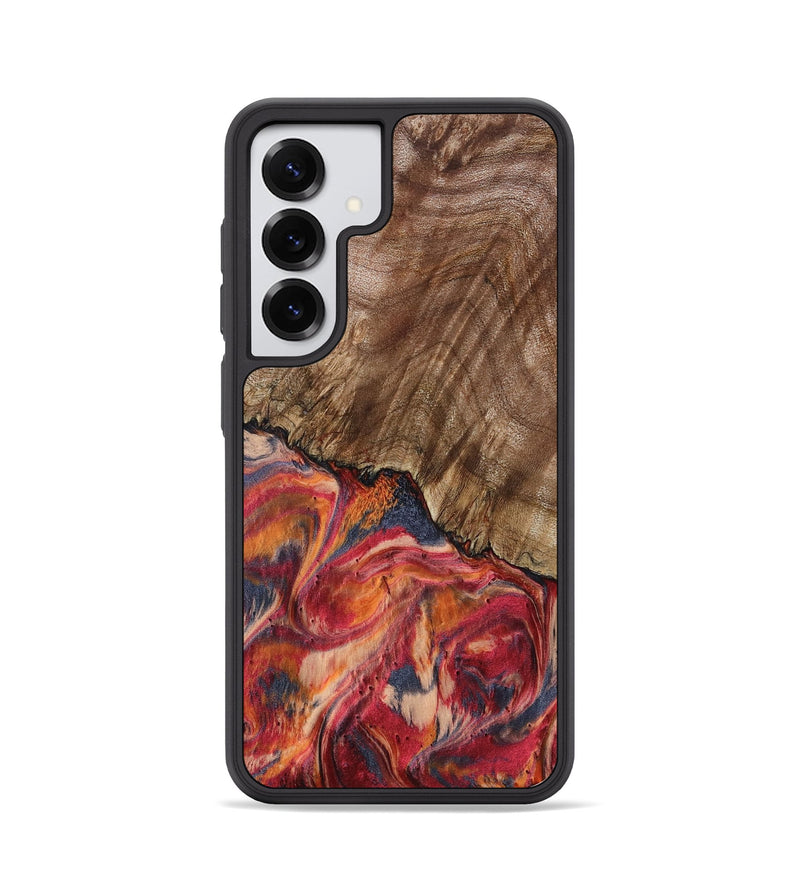 Galaxy S25 Wood Phone Case - Aries (Red, 802184)