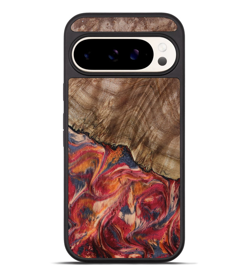 Pixel 9 Pro XL Wood Phone Case - Aries (Red, 802184)