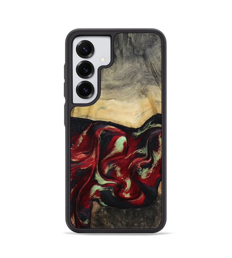 Galaxy S25 Wood Phone Case - Stewart (Red, 802185)