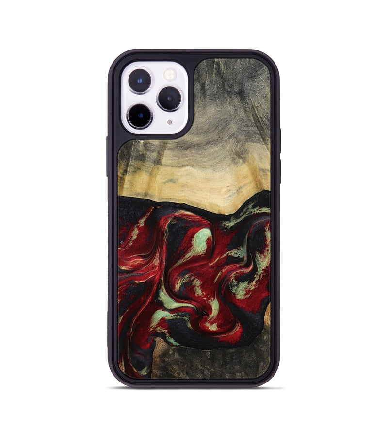 iPhone 11 Pro Wood Phone Case - Stewart (Red, 802185)