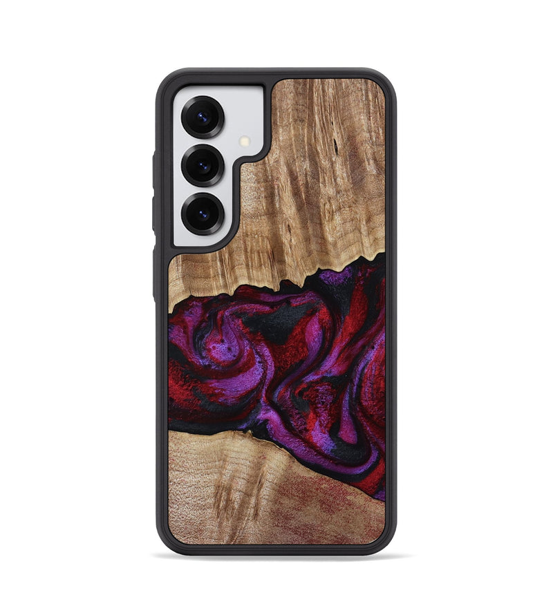 Galaxy S25 Wood Phone Case - Shyann (Red, 802186)