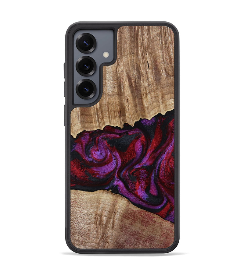 Galaxy S25 Plus Wood Phone Case - Shyann (Red, 802186)