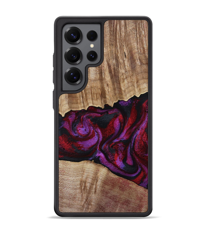Galaxy S25 Ultra Wood Phone Case - Shyann (Red, 802186)