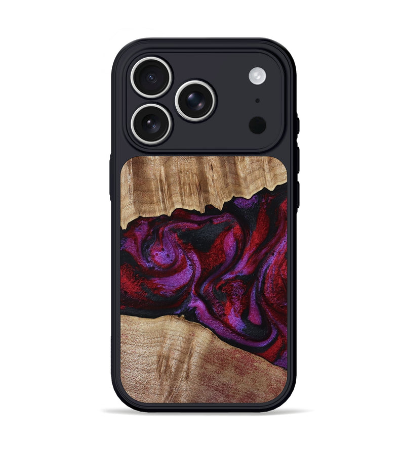 iPhone 17 Pro Wood Phone Case - Shyann (Red, 802186)