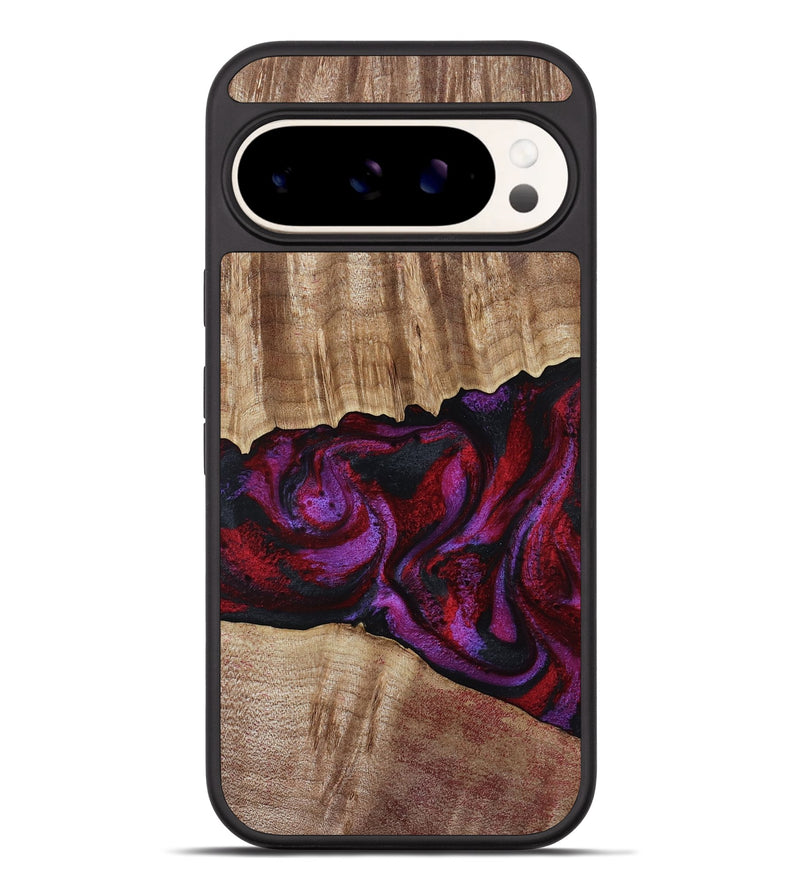 Pixel 9 Pro XL Wood Phone Case - Shyann (Red, 802186)