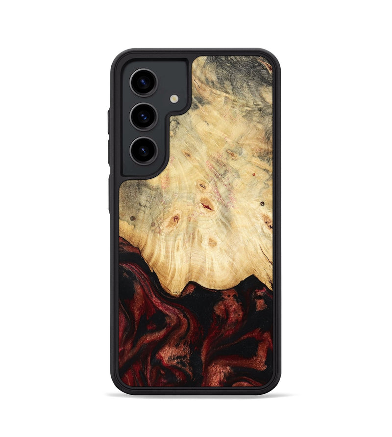 Galaxy S24 Wood Phone Case - Glenna (Red, 802187)