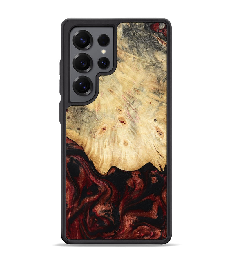 Galaxy S25 Ultra Wood Phone Case - Glenna (Red, 802187)