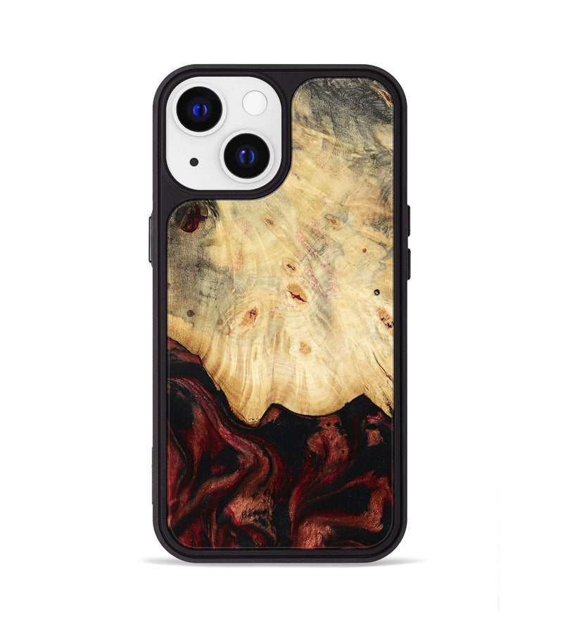 iPhone 13 Wood Phone Case - Glenna (Red, 802187)