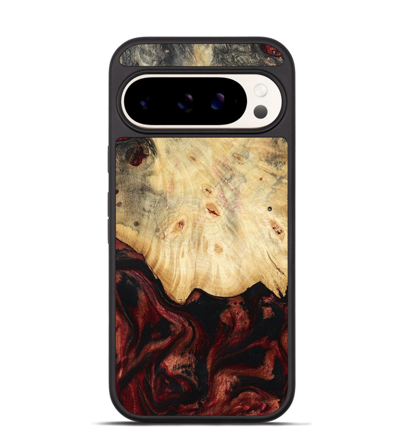 Pixel 9 Pro Wood Phone Case - Glenna (Red, 802187)