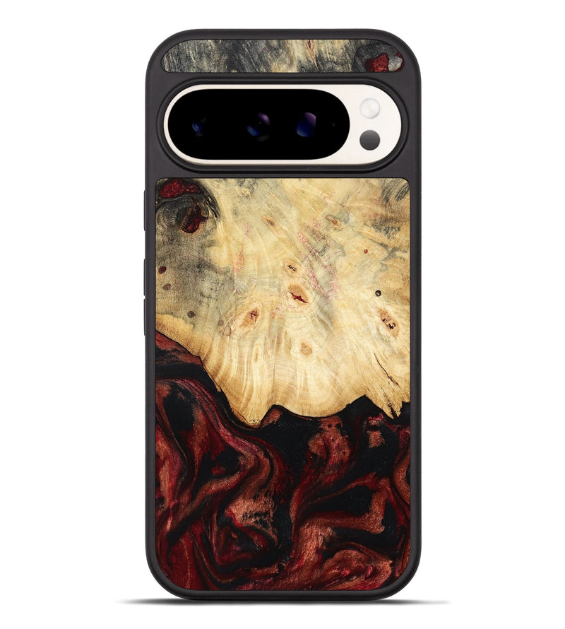 Pixel 9 Pro XL Wood Phone Case - Glenna (Red, 802187)