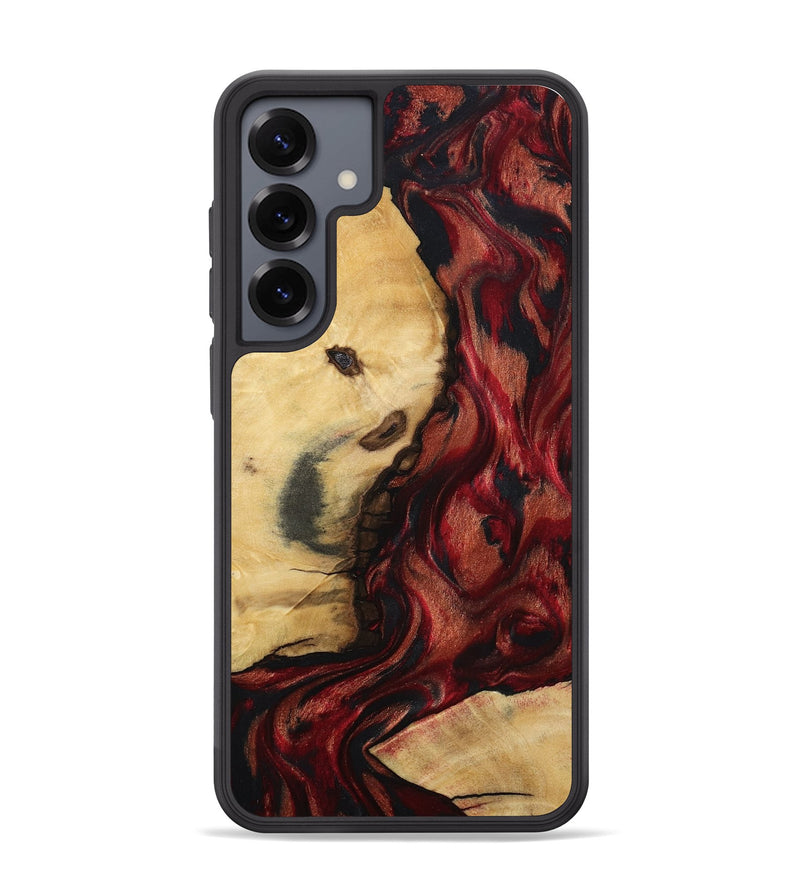 Galaxy S25 Plus Wood Phone Case - Lutie (Red, 802188)