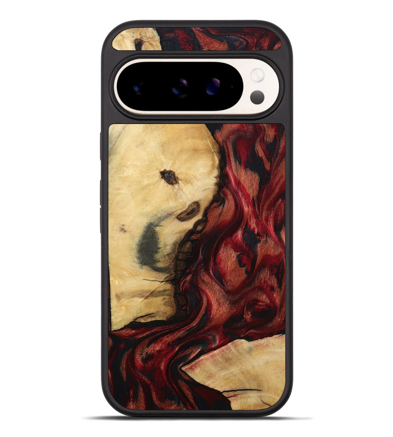 Pixel 9 Pro XL Wood Phone Case - Lutie (Red, 802188)