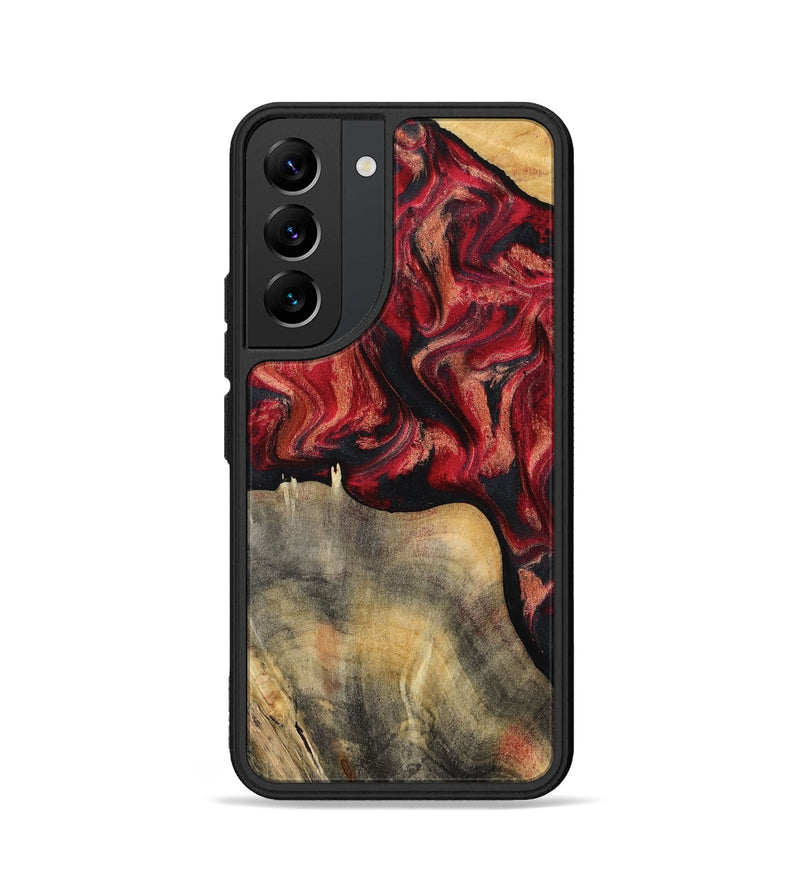 Galaxy S22 Wood Phone Case - Randy (Red, 802189)