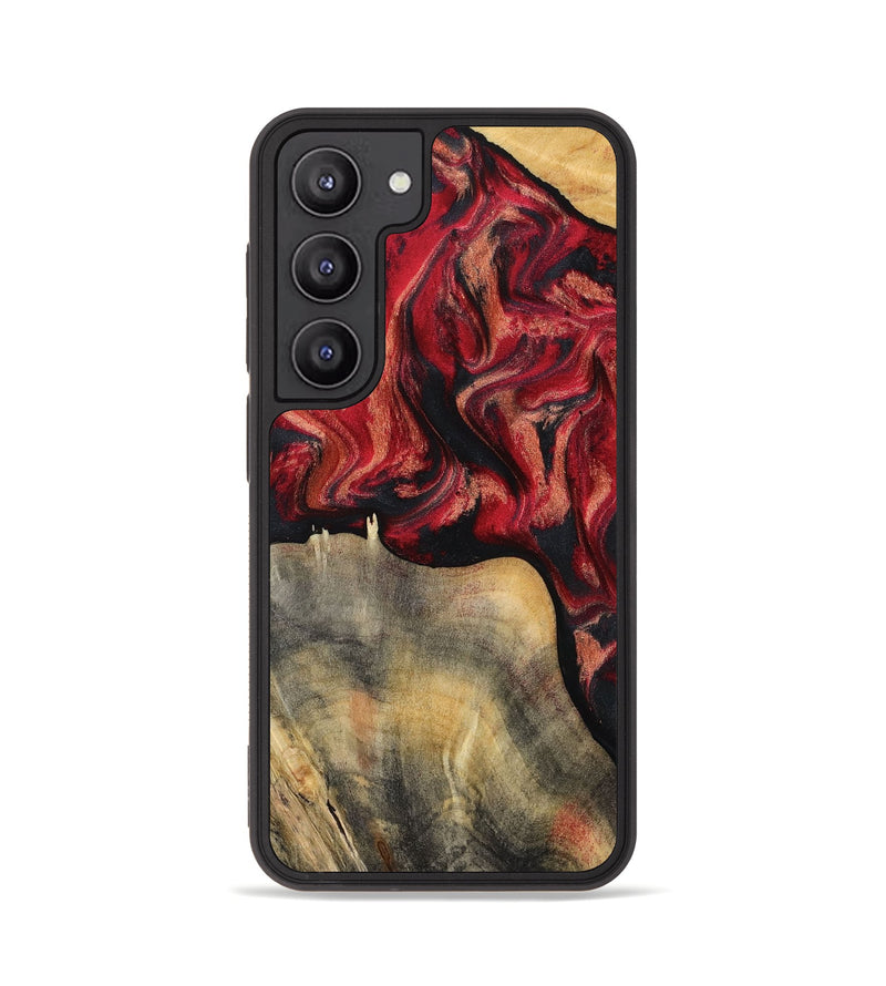 Galaxy S23 Wood Phone Case - Randy (Red, 802189)