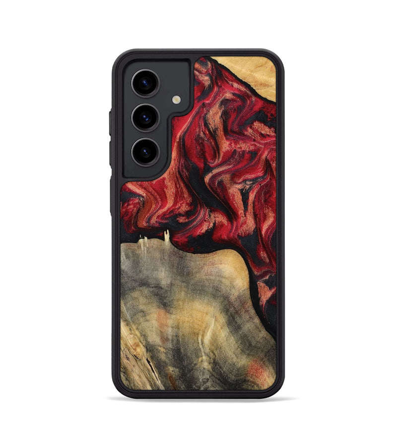 Galaxy S24 Wood Phone Case - Randy (Red, 802189)