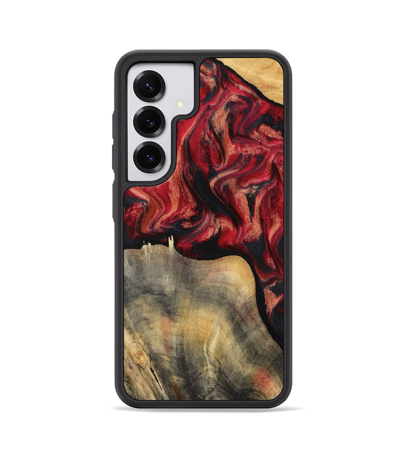 Galaxy S25 Wood Phone Case - Randy (Red, 802189)