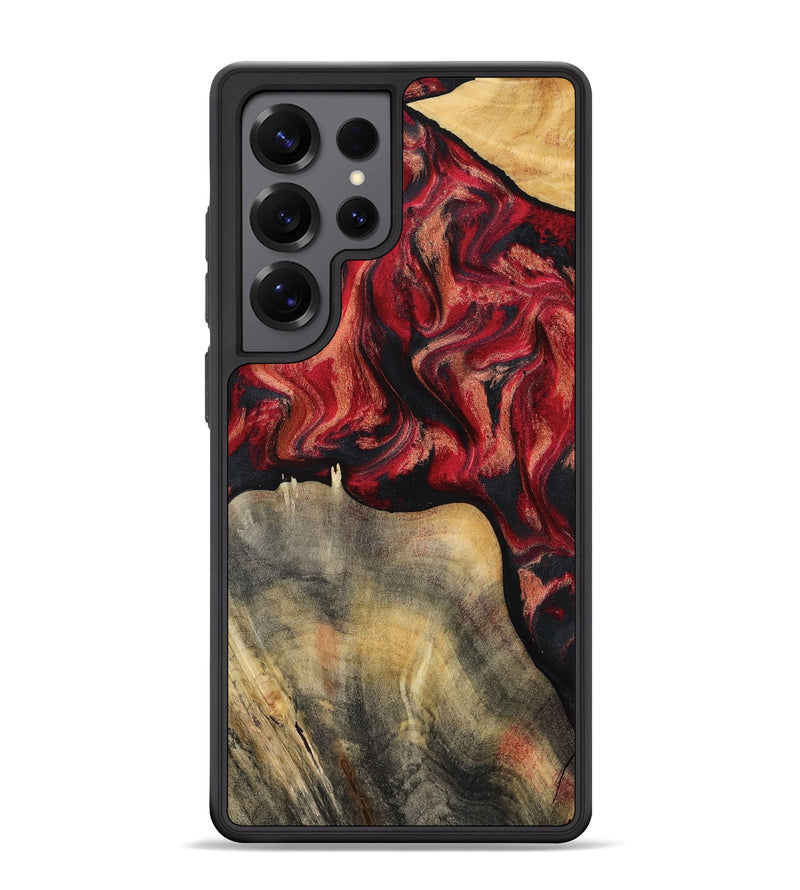 Galaxy S25 Ultra Wood Phone Case - Randy (Red, 802189)