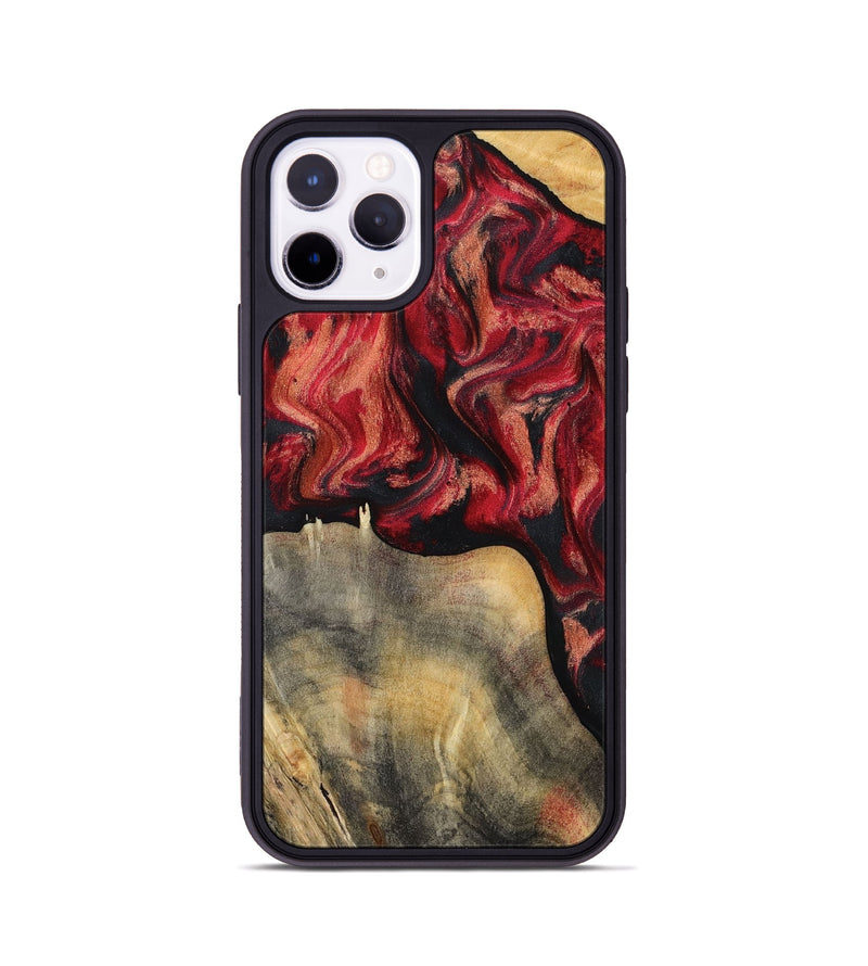 iPhone 11 Pro Wood Phone Case - Randy (Red, 802189)