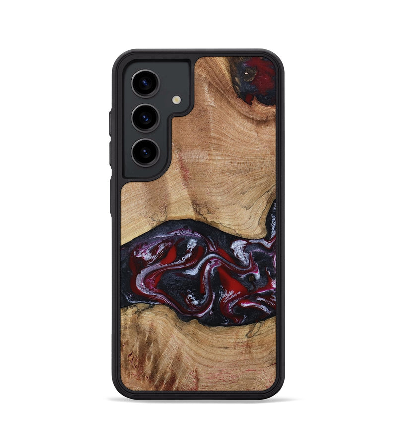Galaxy S24 Wood Phone Case - Jair (Red, 802190)