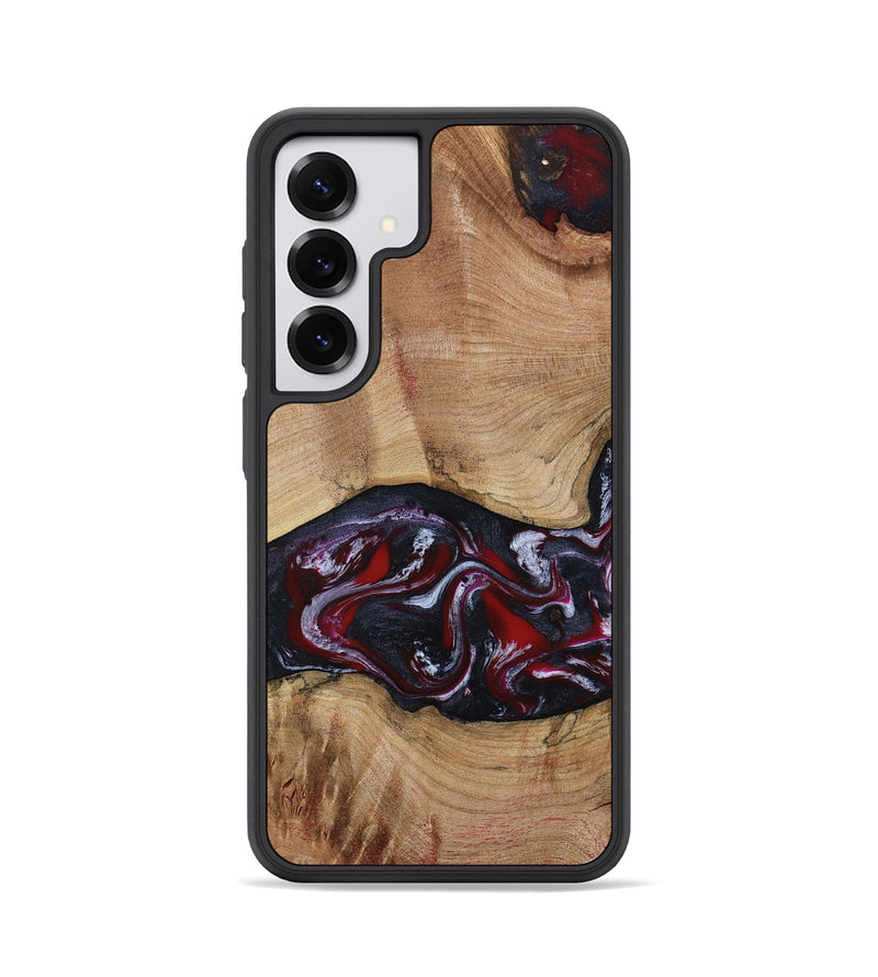 Galaxy S25 Wood Phone Case - Jair (Red, 802190)