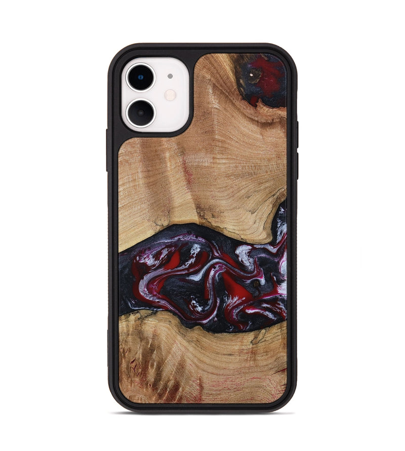 iPhone 11 Wood Phone Case - Jair (Red, 802190)