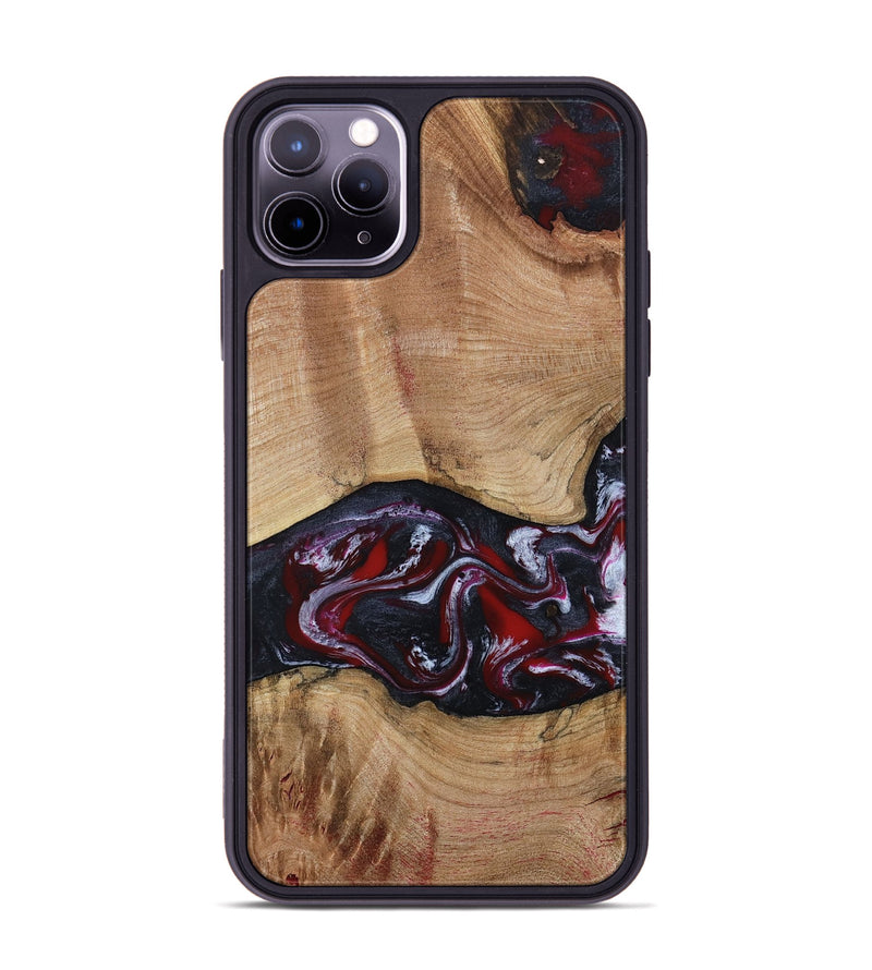 iPhone 11 Pro Max Wood Phone Case - Jair (Red, 802190)