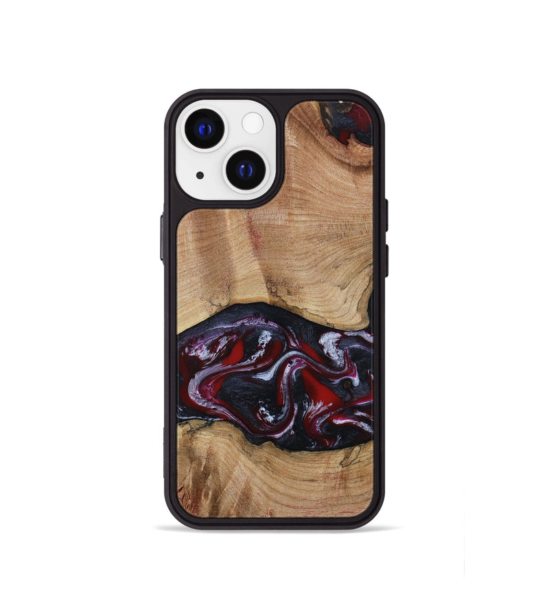 iPhone 13 mini Wood Phone Case - Jair (Red, 802190)