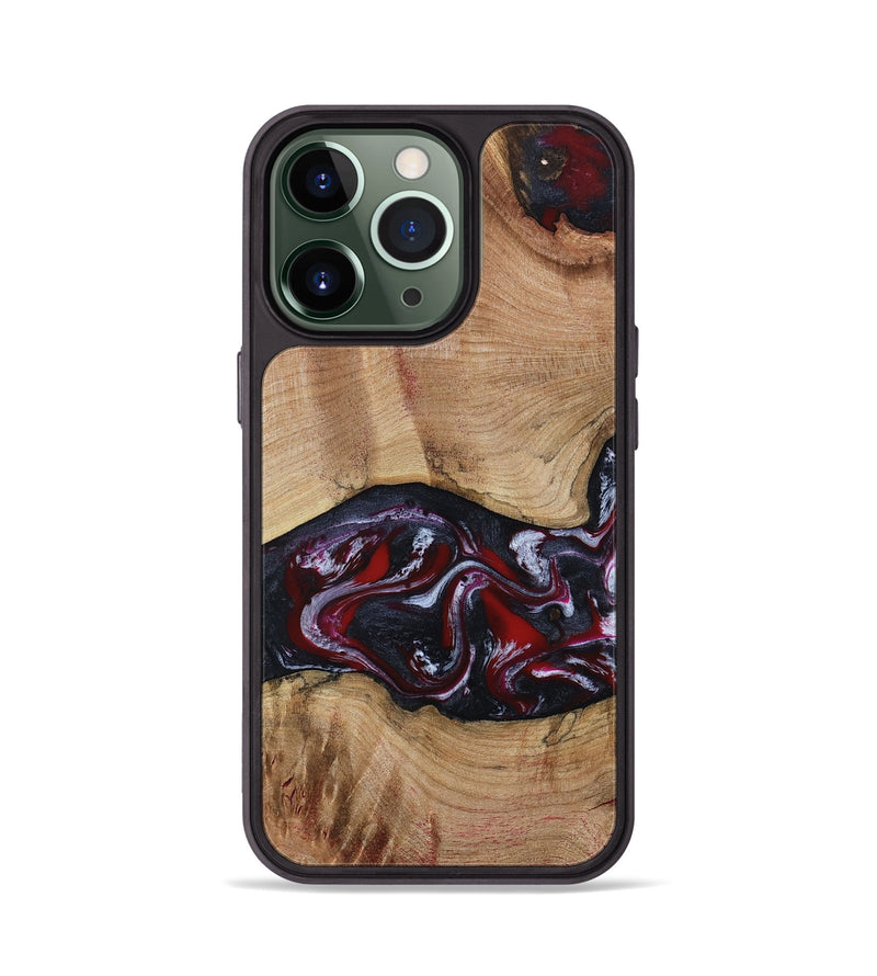 iPhone 13 Pro Wood Phone Case - Jair (Red, 802190)