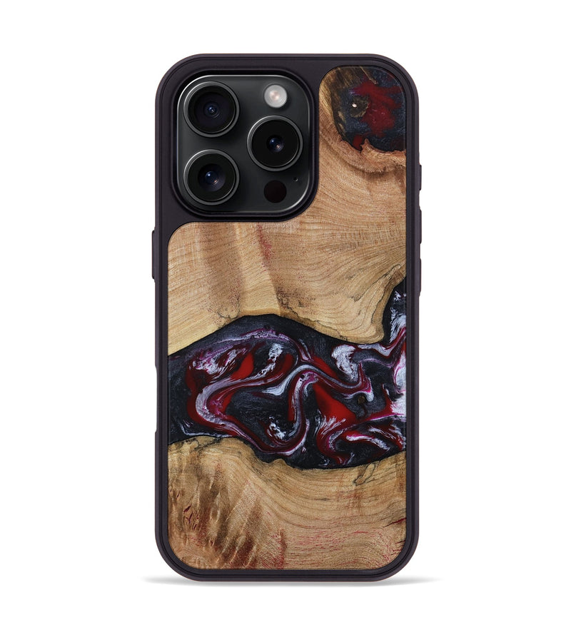iPhone 16 Pro Wood Phone Case - Jair (Red, 802190)