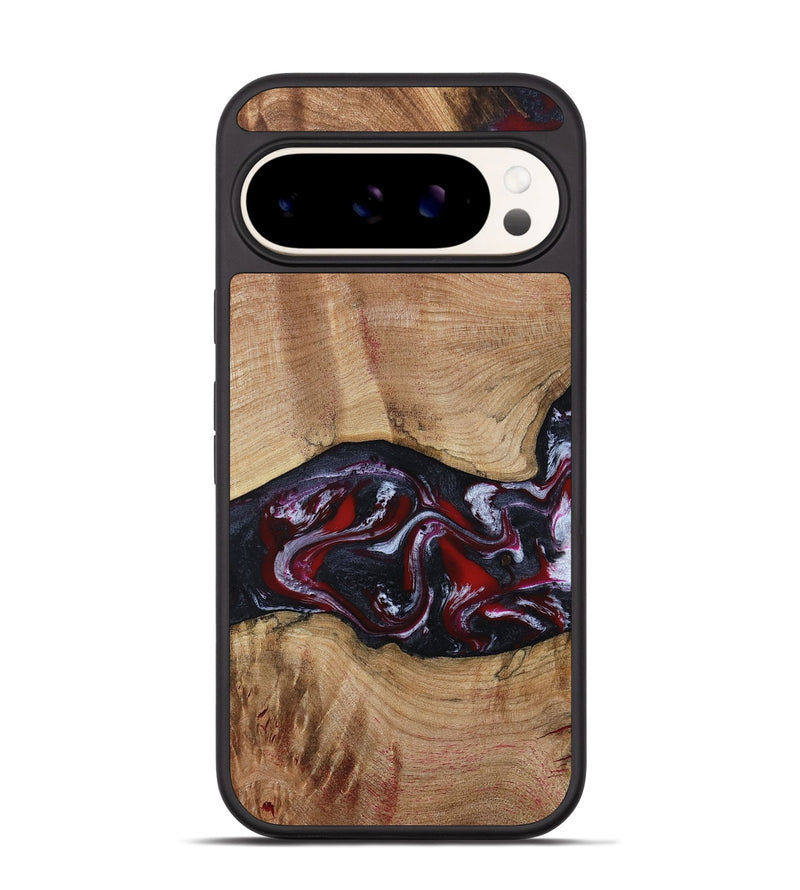 Pixel 9 Pro Wood Phone Case - Jair (Red, 802190)