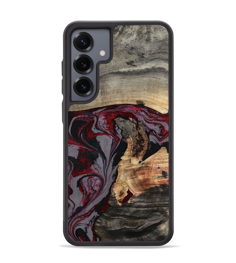 Galaxy S25 Plus Wood Phone Case - Velvet (Red, 802191)