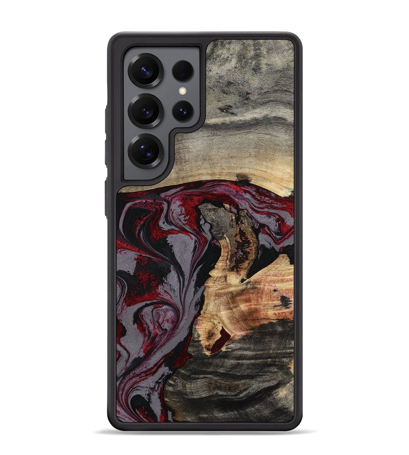 Galaxy S25 Ultra Wood Phone Case - Velvet (Red, 802191)