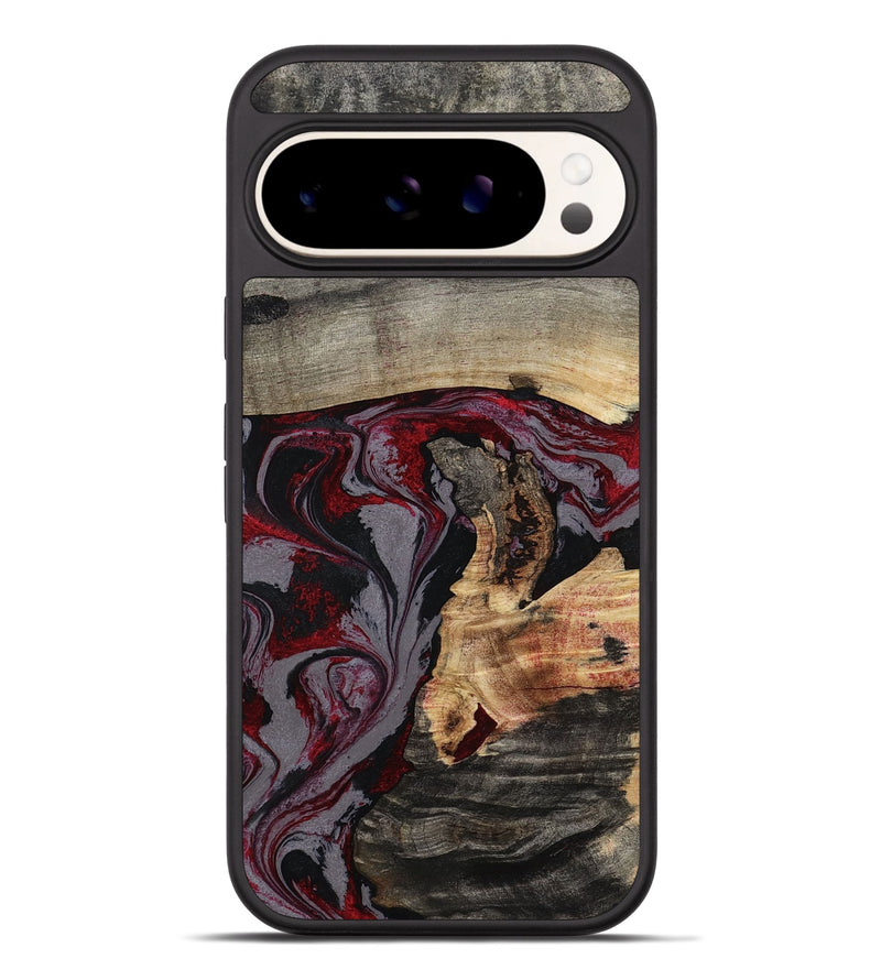 Pixel 9 Pro XL Wood Phone Case - Velvet (Red, 802191)