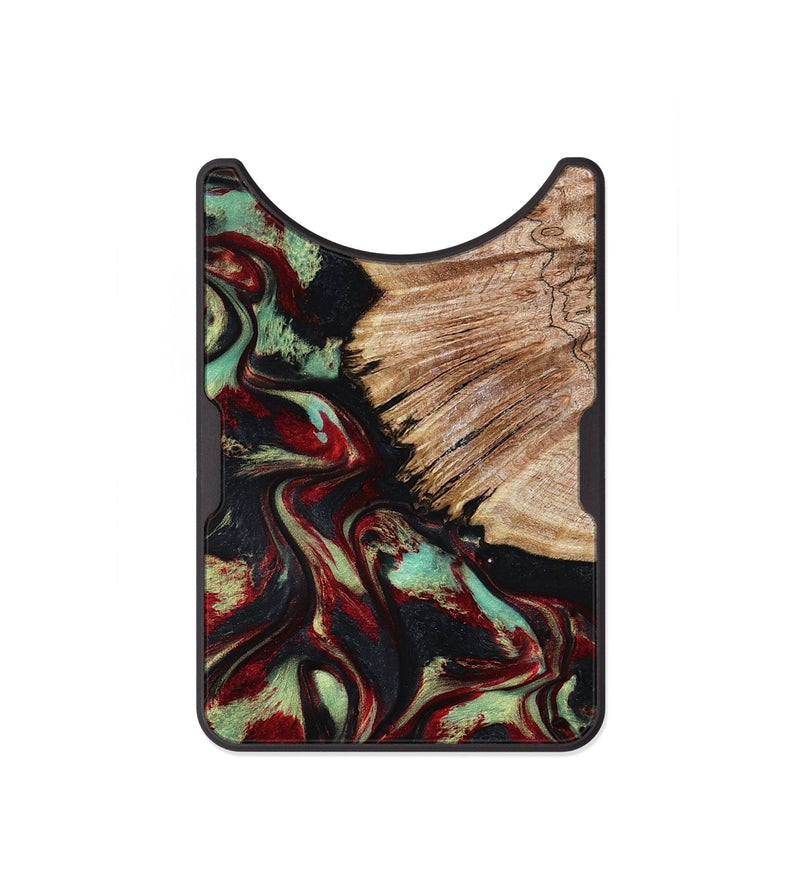 Alloy Wood Wallet - Burton (Red, 802192)