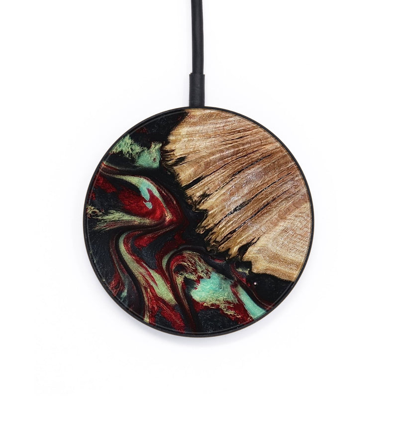 Circle Wood Wireless Charger - Burton (Red, 802192)