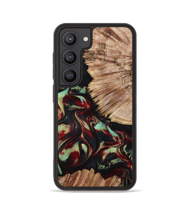 Galaxy S23 Wood Phone Case - Burton (Red, 802192)