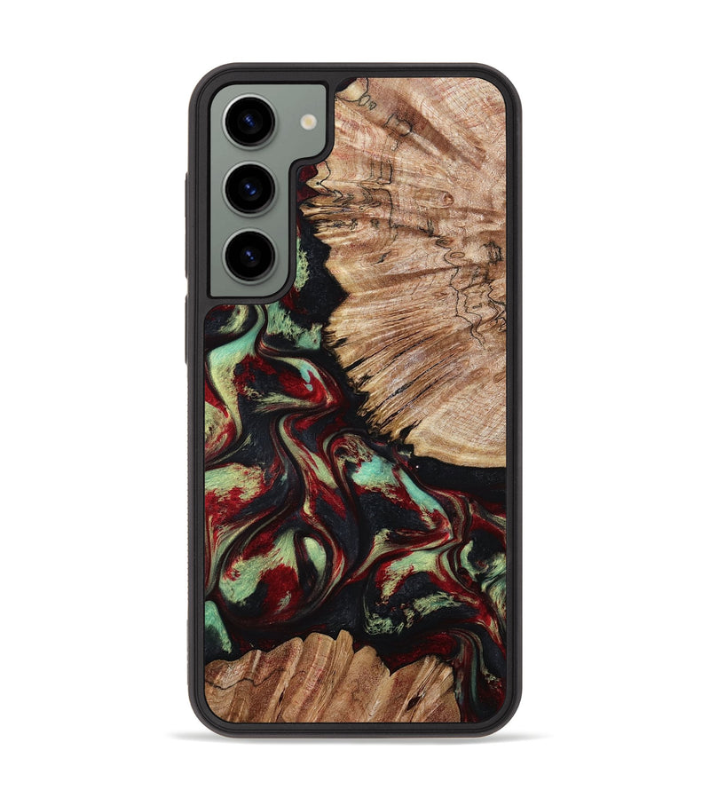 Galaxy S23 Plus Wood Phone Case - Burton (Red, 802192)