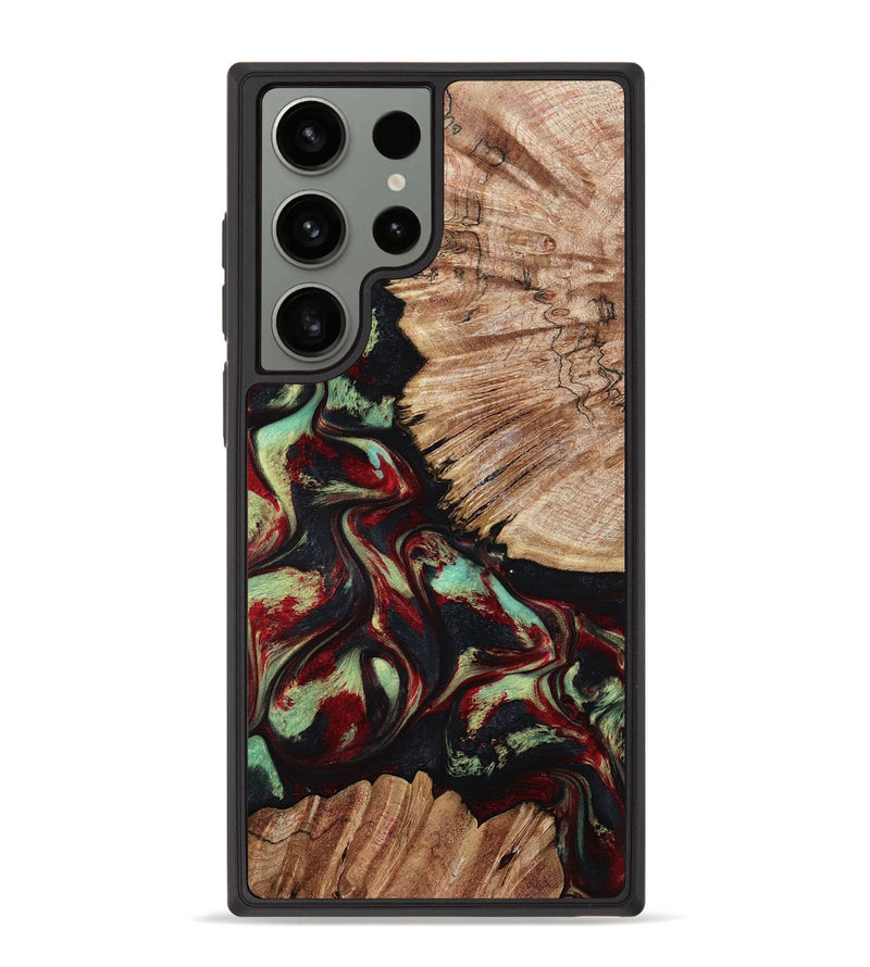 Galaxy S23 Ultra Wood Phone Case - Burton (Red, 802192)