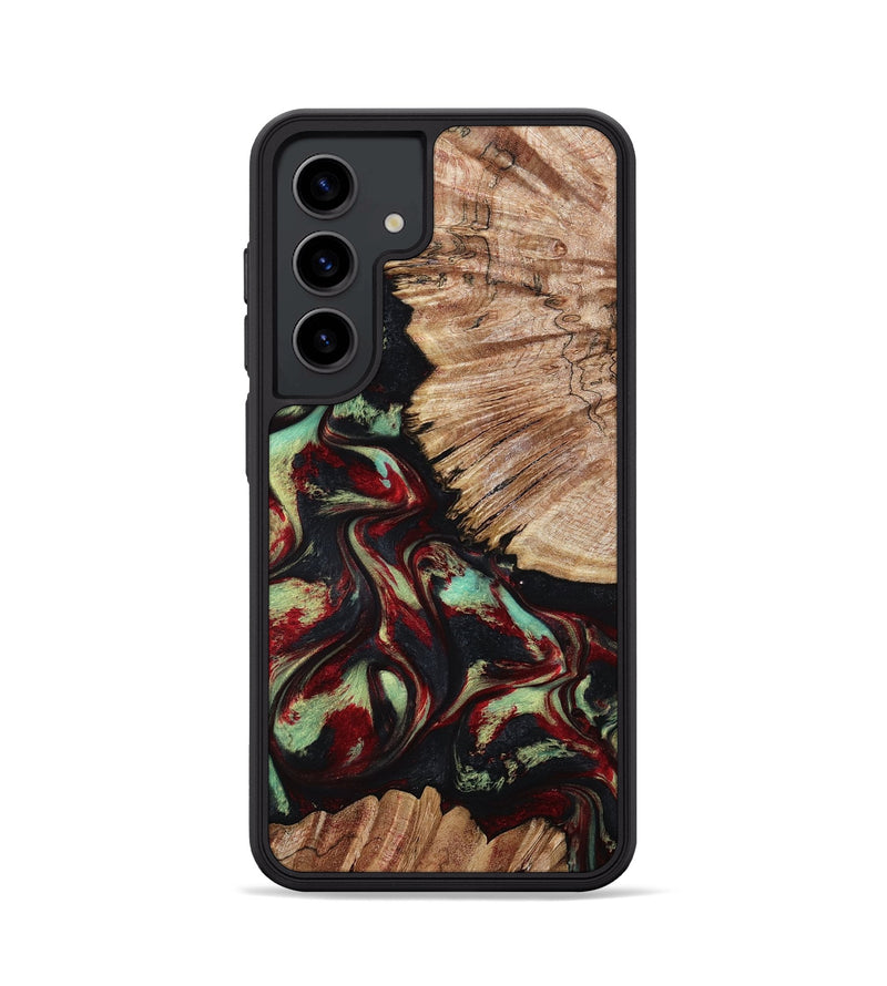 Galaxy S24 Wood Phone Case - Burton (Red, 802192)